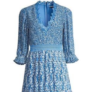 New! Alice + Olivia Sz. 8 Jonna Pleated Mini Dress